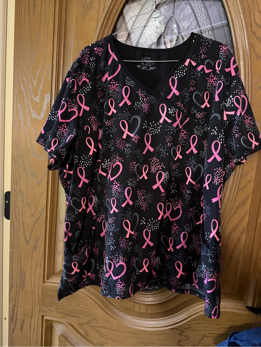 Cherokee Black Medical Scrub Top